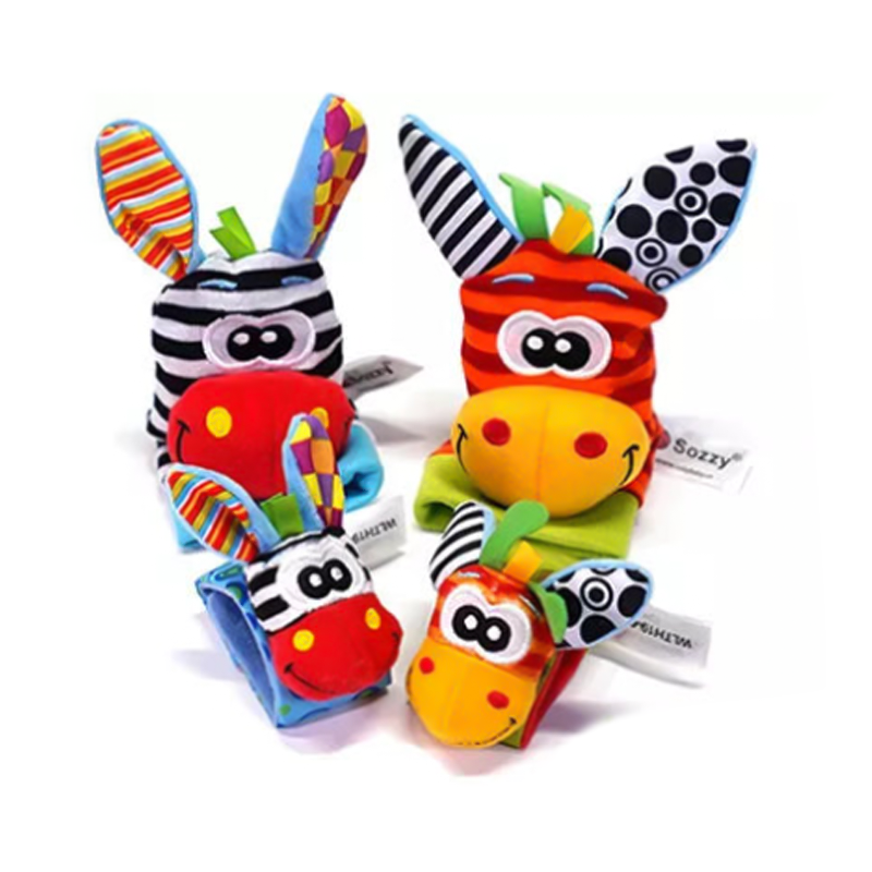 Cute Stuffed Animal Rattle Socks