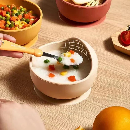 Silicone  Feeding Bowl & Spoon Set